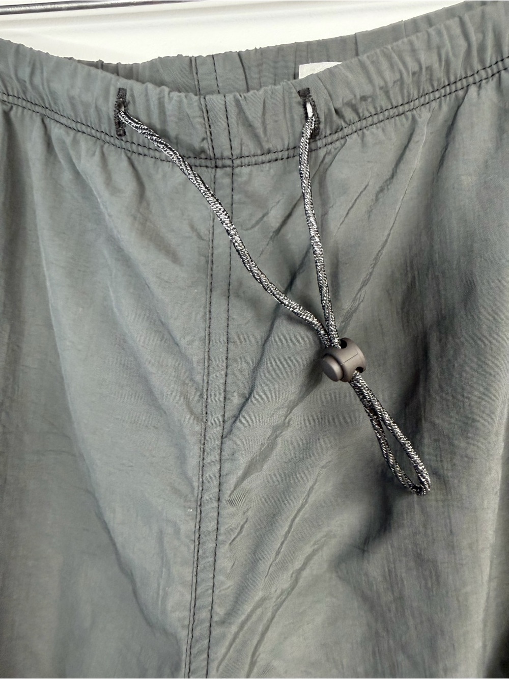 JOAH BROWN Ruched Track Hiking Pant Cargo Nylon JET Grey (FIT102) XS - Picture 9 of 11